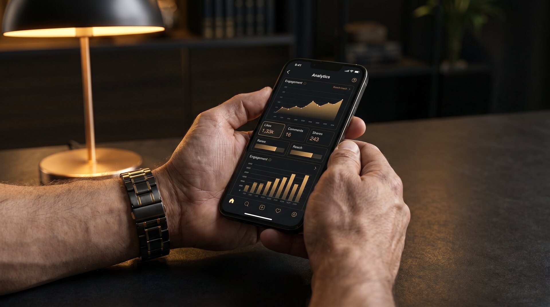 A personal trainer analyzing client data on a tablet